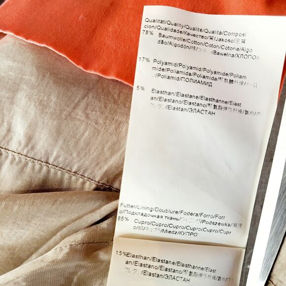 BOSS HUGO BOSS Elbise Tan Pink and Red Sheath Sleeveless Dress Women's Size 4 US - Picture 9 of 10